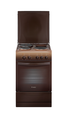 Электрическая плита GEFEST 5140-00 0001, коричневый, поверхность - эмалированная сталь, конфорок - 3 шт, духовка - 55 л, 85 см x 50 см x 58.5 см