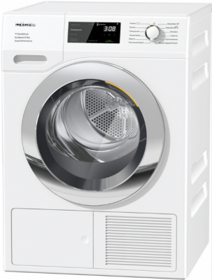 Сушильная машина Miele TEF775WP EcoSpeed & 8kg Lotus White, белый лотос