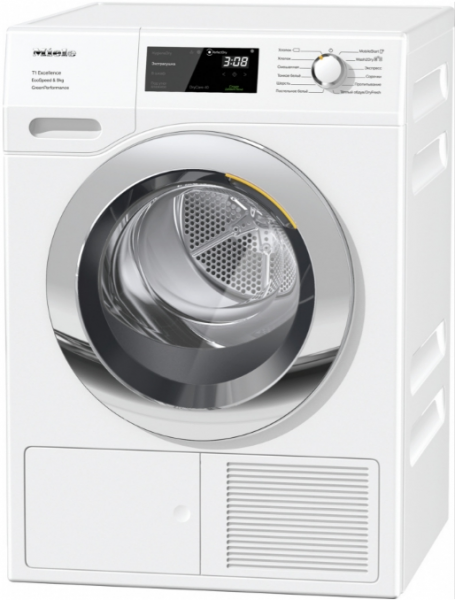 Сушильная машина Miele TEF775WP EcoSpeed & 8kg Lotus White, белый лотос