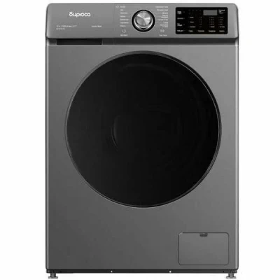 Стиральная машина Бирюса WM-SL1214/15 M, металлик, 12 кг, 1400 об/мин, 14 программ, с паром