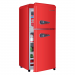 Холодильник HARPER HRF-T140M RED, 138 л, внешнее покрытие-металл, размораживание - ручное, 40 см х 105 см х 46 см