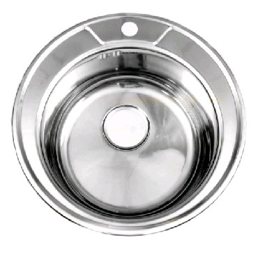 Врезная кухонная мойка Fabia 510 0.6/180, 51х51см, нержавеющая сталь