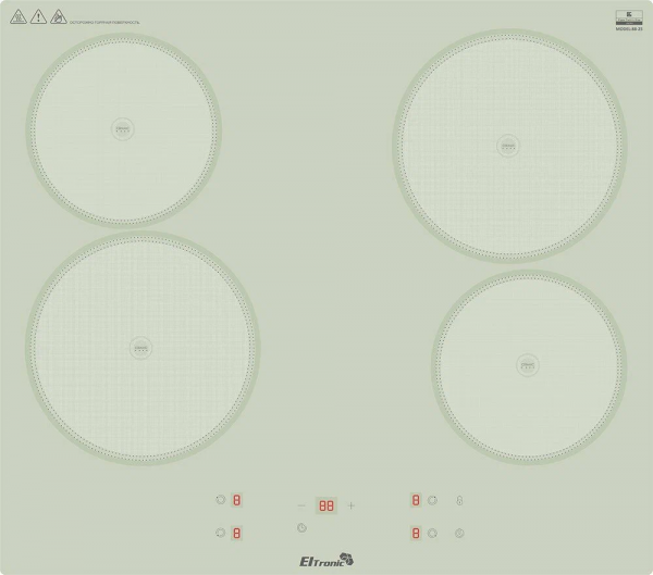 Варочная панель ELTRONIC (88-25) 4 конфорки электрическая белый