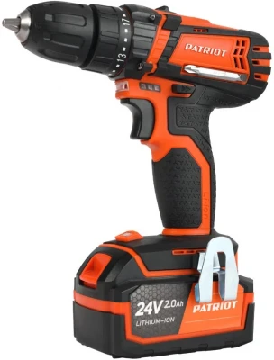 Дрель-шуруповерт Patriot BR 241ES 180201241 (с 2-мя АКБ, кейс)