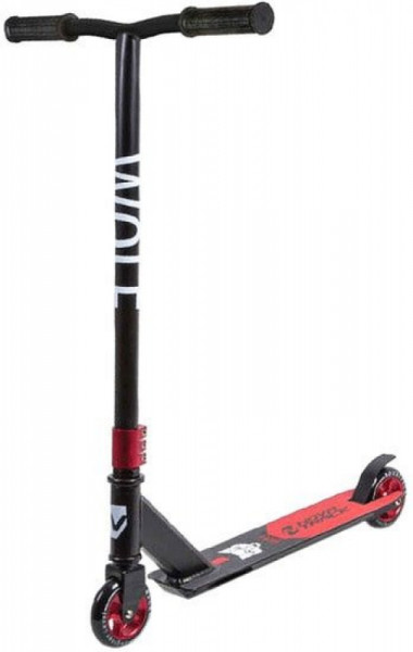 Самокат Novatrack Wolf El 100A.WOLF.BRD20 (красный/черный) 140981