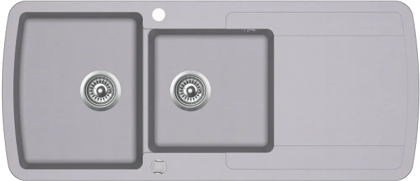 Кухонная мойка Aquasanita Lira SQL201AW (alumetallic 202)