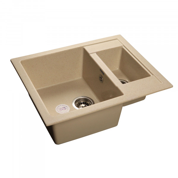 Кухонная мойка GranFest GF-Q610K (бежевый)