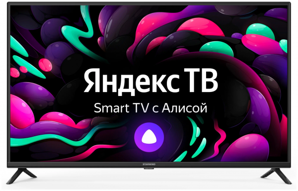 43" Телевизор STARWIND SW-LED43SG302 LED на платформе Яндекс.ТВ, черный