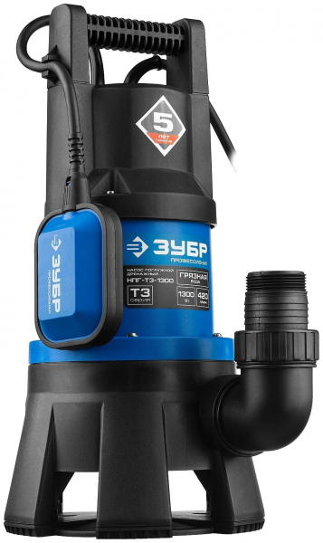 Дренажный насос Зубр НПГ-Т3-1300
