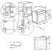 Духовой шкаф AEG BCK546360M, нержавеющая сталь, каталитическая очистка, 9 режимов, 71 л, телескопические направляющие