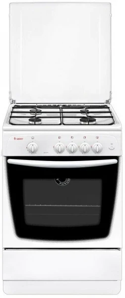 Газовая плита GEFEST 1200 С7 К33, белая, полный газ-контроль, металлическая крышка, стальные решётки