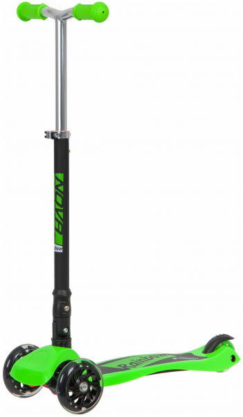 Самокат Novatrack RainBow Start Folding 120F.NRAINBOW.GN20, зеленый (141021)