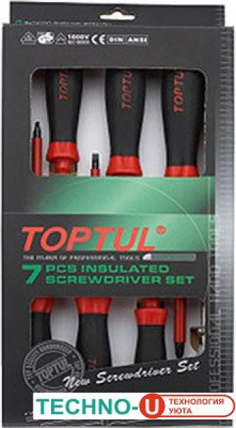 Набор отверток Toptul GAAE0704 7 предметов
