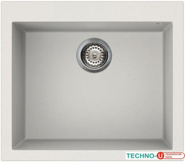 Кухонная мойка Elleci Quadra 105 Bianco Titano 68