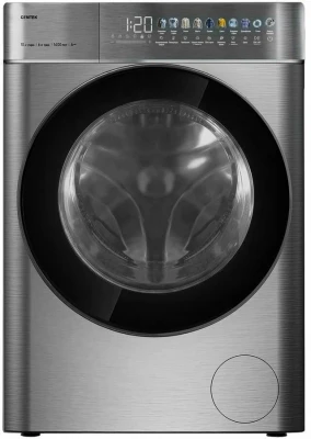 Стиральная машина с сушкой CENTEK CT-1965, серый, 10/6 кг, 1400 об/мин, инверторная