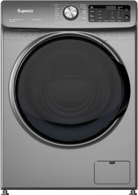 Стиральная машина Бирюса WM-SM814/03M, металлик, 1200 об/мин, 8 кг, инверторная, 14 программ 
