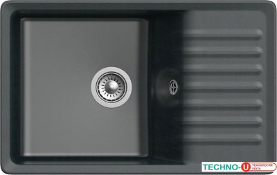 Кухонная мойка GranFest QUARZ GF-ZW72 (черный)