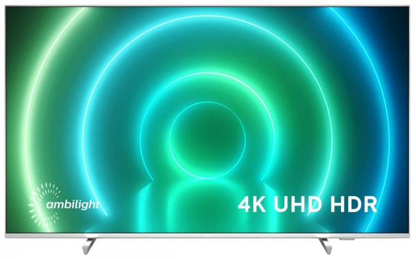 70" Телевизор Philips 70PUS7956/60 HDR (2021), серебристый