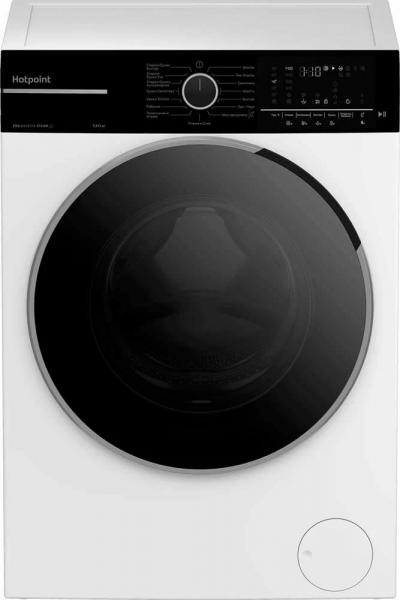 Стиральная машина HOTPOINT WDSH 75549 VBX с сушкой, белая, 7,5/5 кг, 1400 об/мин, инверторная, с паром 