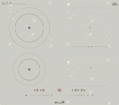 Варочная панель ELTRONIC (88-36) 4 конфорки индукционная бежевый