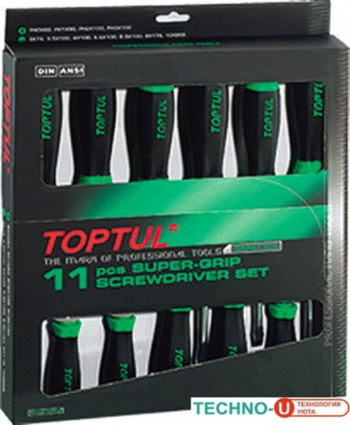 Набор отверток Toptul GAAE1101 11 предметов