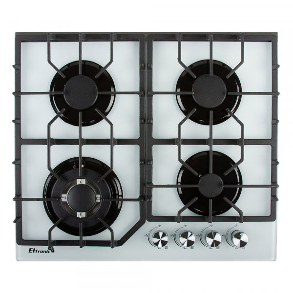 Варочная панель газовая ELTRONIC (33-03) 4 конфорки (белая)