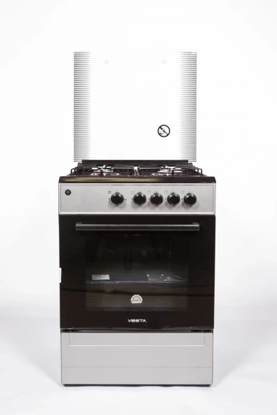 Газовая плита VESTA BERGAMO VGG 10-G серая