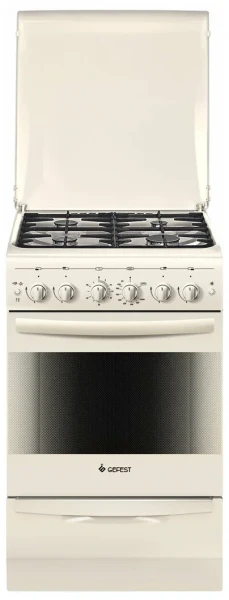 Кухонная плита GEFEST 5100-02 0067, электроподжиг, газ-контроль духовки, 4 конфорки, газовая, 52 л