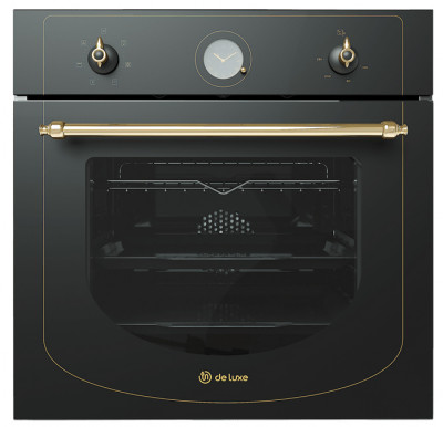 Электрический духовой шкаф De Luxe 6006.05эшв-061, черный