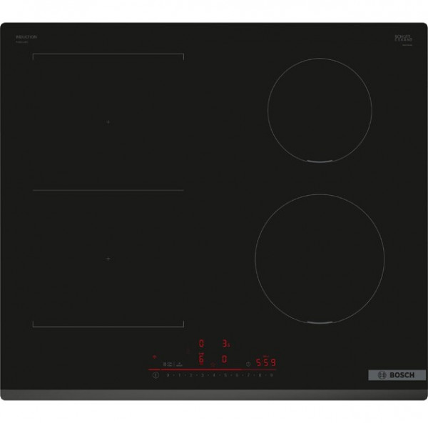 Индукционная варочная панель Bosch PVS631HB1E, импульсный индукционный нагрев, непрерывный индукционный нагрев, поддержание тепла