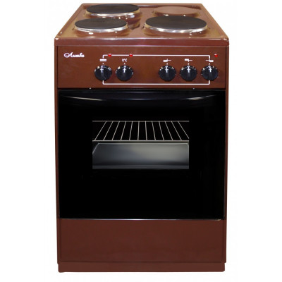 Электрическая плита Лысьва ЭП 301 СТ коричневый, объем духовки 57 л, 3 конфорки