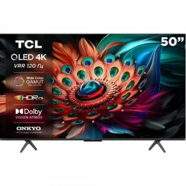 Телевизор TCL 50C655-CN SMART