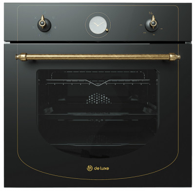 Электрический духовой шкаф De Luxe 6006.05эшв-062, черный