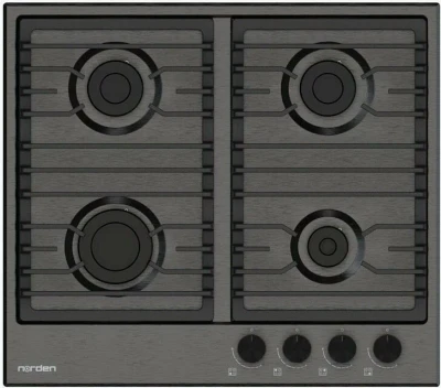 Газовая варочная панель Norden Antique 64G Mix FFD Dark Inox