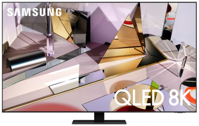 65" Телевизор Samsung QE65Q700TAU QLED, HDR (2020), черный титан