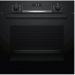 Электрический духовой шкаф Bosch HBG5370B0, Serie 6, чёрный, EcoClean, утапливаемые переключатели, 7 режимов