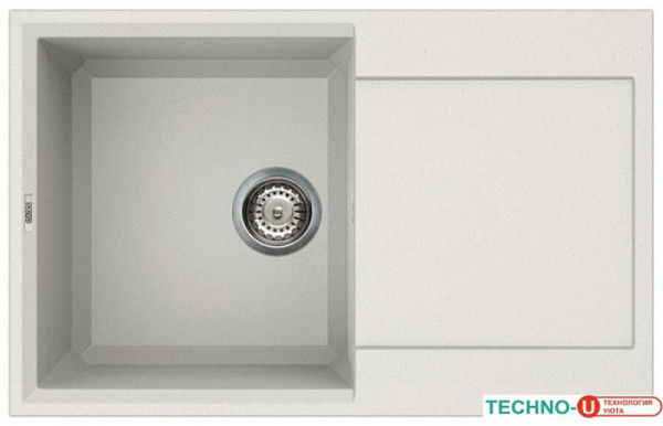 Кухонная мойка Elleci Easy 300 Bianco Titano 68