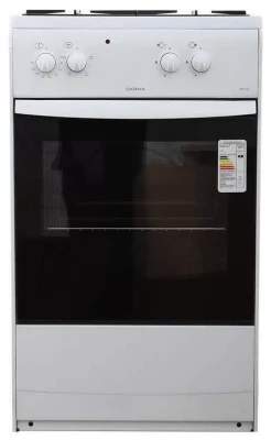 Комбинированная плита DARINA S KM 521 300 белая, поворотные переключатели, гидролизная очистка