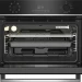Электрический духовой шкаф Beko BBCM13300X, нержавеющая сталь/черный, 48 л, эмаль легкой очистки, гидролизная очистка, переключатели поворотные/сенсорные