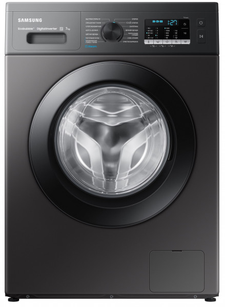 Стиральная машина Samsung WW70AG5S21CX, максимальная загрузка белья 7 кг, 1200 об/мин, 14 программ