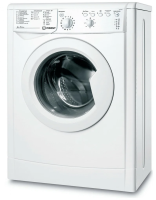 Стиральная машина Indesit IWUB 4085, белая, 16 программ, 4 кг, 800 об/мин