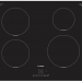 Встраиваемая электрическая варочная панель Bosch Serie 4 PIE611BB5E, 4 конфорки, черная