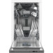 Встраиваемая посудомоечная машина Hotpoint HIS 2C69 S, узкая, загрузка комплектов посуды 11, конденсационная