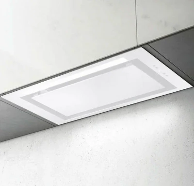 Встраиваемая вытяжка Elica LANE WH/A/72 PRF0157394, белая, 3 скорости, управление электронное, 650 м³/ч, светодиодное STRIP LED, отвод/рециркуляция