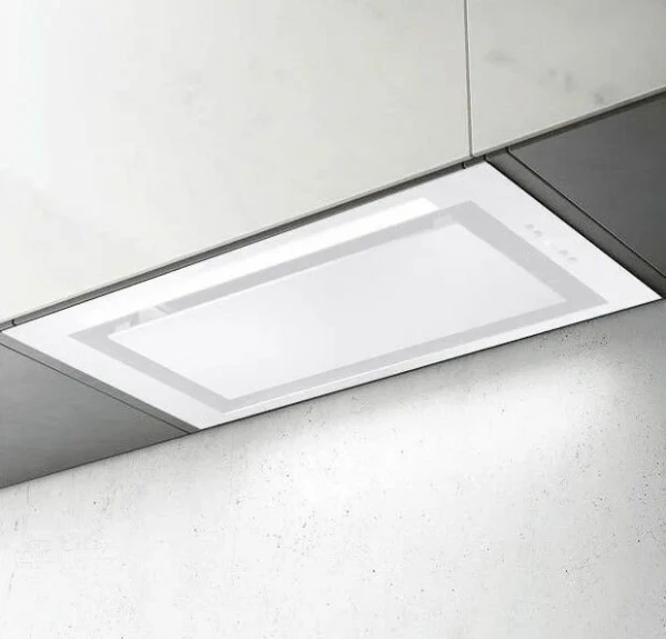 Встраиваемая вытяжка Elica LANE WH/A/72 PRF0157394, белая, 3 скорости, управление электронное, 650 м³/ч, светодиодное STRIP LED, отвод/рециркуляция