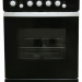 Газовая плита De Luxe 5040.36г щ черная, электропозжиг, 4 газовые конфорки, газ-контроль духовки, 46 л