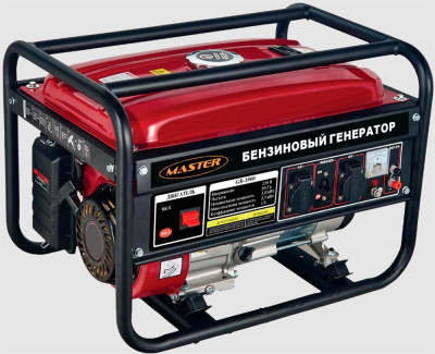 Генератор бензиновый Master УГБ-3900 (3,5кВт / 212см³) зеленый квадрат 00-00021560