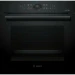 Электрический духовой шкаф Bosch HBG855TC0, чёрный, Serie 8, 13 режимов, EcoClean, телескопические направляющие 