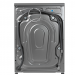 Стираьная машина БИРЮСА WM-SM712/08 M Металлик, 7 кг, 1200 об/мин, 12 программ, инверторная, с паром 