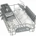 Встраиваемая посудомоечная машина Bosch SPV2IKX54Q, узкая, конденсационная, количество комплектов 9, 5 программ